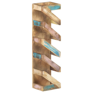 vidaXL Wine Rack for 5 Bottles Solid Reclaimed Wood