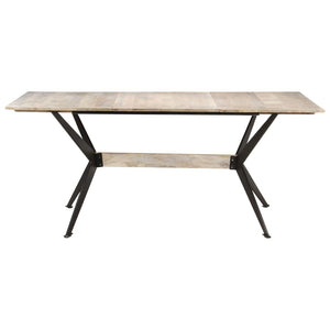 vidaXL Dining Table 180x90x76 cm Solid Mango Wood