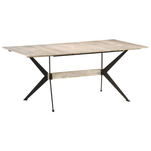 vidaXL Dining Table 180x90x76 cm Solid Mango Wood