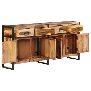 vidaXL Sideboard 172x35x80 cm Solid Acacia Wood with Honey Finish