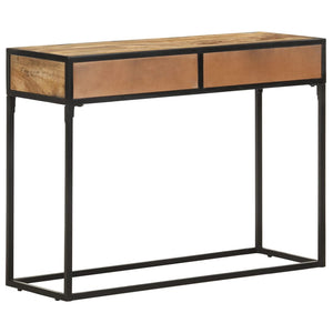 vidaXL Console Table 100x35x75 cm Solid Mango Wood