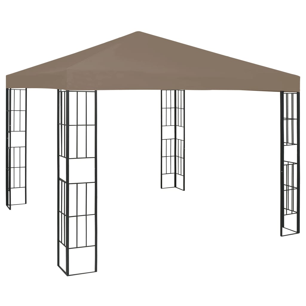 vidaXL Gazebo 3x3 m Taupe