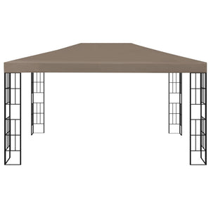 vidaXL Gazebo 4x3 m Taupe