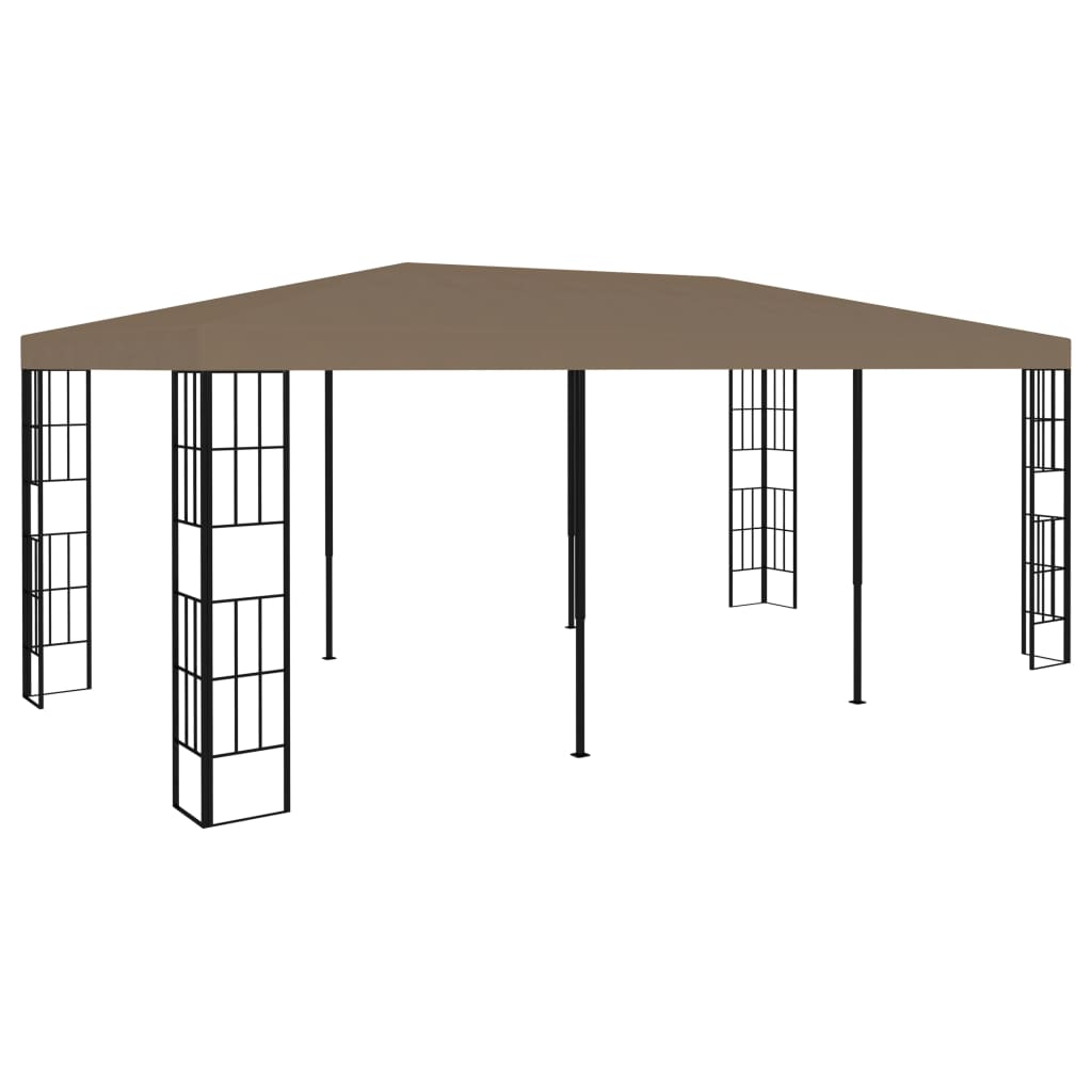 vidaXL Gazebo 6x3 m Taupe