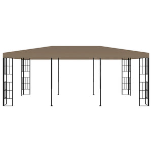 vidaXL Gazebo 6x3 m Taupe