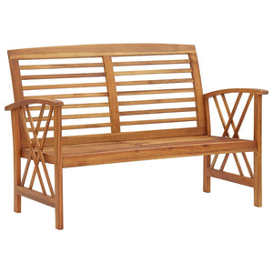 vidaXL 2 Piece Garden Lounge Set Solid Acacia Wood