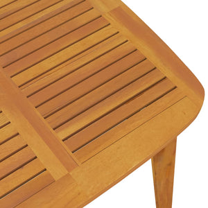 vidaXL Garden Table 85x85x75 cm Solid Wood Acacia