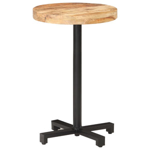 vidaXL Bistro Table Round Ø50x75 cm Rough Mango Wood