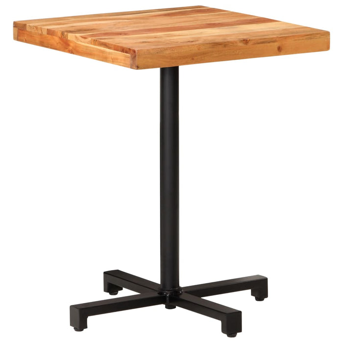 vidaXL Bistro Table Square 60x60x75 cm Solid Acacia Wood