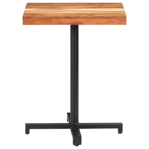 vidaXL Bistro Table Square 60x60x75 cm Solid Acacia Wood