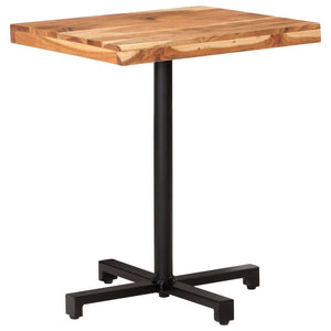 vidaXL Bistro Table Square 60x60x75 cm Solid Acacia Wood