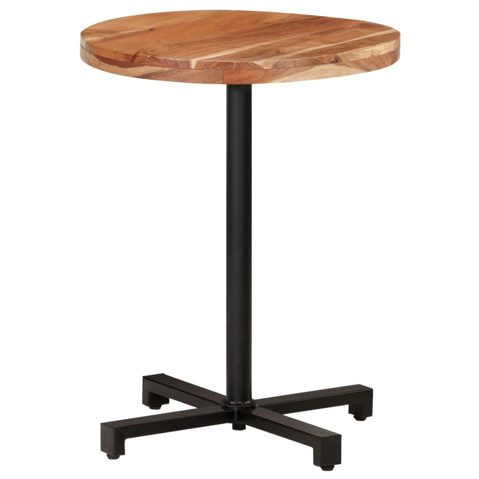 vidaXL Bistro Table Round Ø60x75 cm Solid Acacia Wood