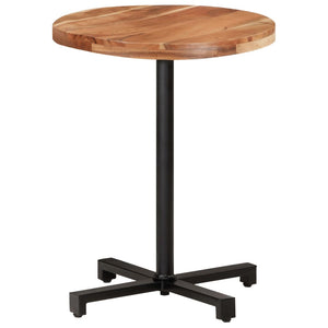 vidaXL Bistro Table Round Ø60x75 cm Solid Acacia Wood