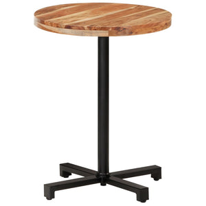 vidaXL Bistro Table Round Ø60x75 cm Solid Acacia Wood