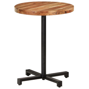 vidaXL Bistro Table Round Ø60x75 cm Solid Acacia Wood