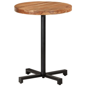 vidaXL Bistro Table Round Ø60x75 cm Solid Acacia Wood