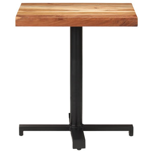 vidaXL Bistro Table Square 70x70x75 cm Solid Acacia Wood