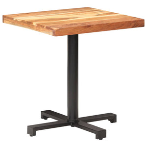 vidaXL Bistro Table Square 70x70x75 cm Solid Acacia Wood