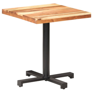 vidaXL Bistro Table Square 70x70x75 cm Solid Acacia Wood