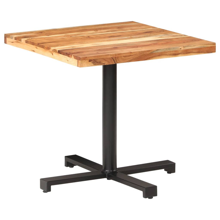 vidaXL Bistro Table Square 80x80x75 cm Solid Acacia Wood