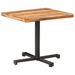 vidaXL Bistro Table Square 80x80x75 cm Solid Acacia Wood