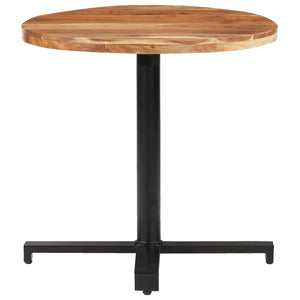 vidaXL Bistro Table Round Ø80x75 cm Solid Acacia Wood