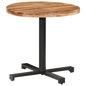 vidaXL Bistro Table Round Ø80x75 cm Solid Acacia Wood