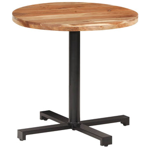 vidaXL Bistro Table Round Ø80x75 cm Solid Acacia Wood