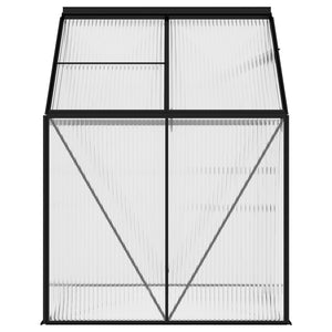 vidaXL Greenhouse Anthracite Aluminium 2.47 m²