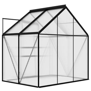 vidaXL Greenhouse Anthracite Aluminium 2.47 m²