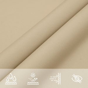 vidaXL Sunshade Sail Oxford Fabric Rectangular 2x5 m Beige