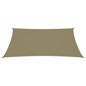 vidaXL Sunshade Sail Oxford Fabric Rectangular 2.5x3.5 m Beige