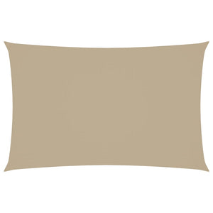 vidaXL Sunshade Sail Oxford Fabric Rectangular 2.5x5 m Beige