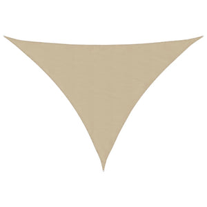 vidaXL Sunshade Sail Oxford Fabric Triangular 2.5x2.5x3.5 m Beige