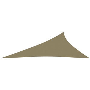 vidaXL Sunshade Sail Oxford Fabric Triangular 3x4x5 m Beige