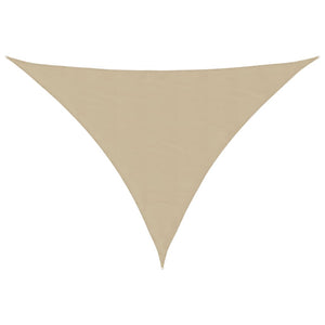 vidaXL Sunshade Sail Oxford Fabric Triangular 5x5x6 m Beige