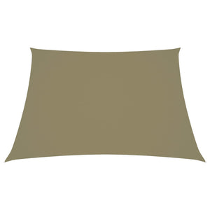 vidaXL Sunshade Sail Oxford Fabric Trapezium 3/4x3 m Beige