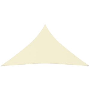 vidaXL Sunshade Sail Oxford Fabric Triangular 3x3x3 m Cream