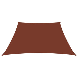 vidaXL Sunshade Sail Oxford Fabric Trapezium 3/5x4 m Terracotta