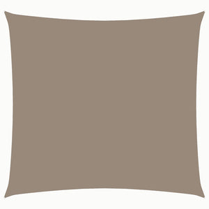 vidaXL Sunshade Sail Oxford Fabric Square 2x2 m Taupe