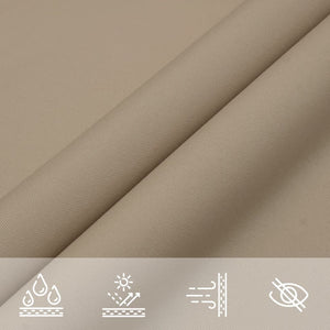 vidaXL Sunshade Sail Oxford Fabric Square 2x2 m Taupe