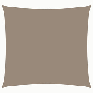 vidaXL Sunshade Sail Oxford Fabric Square 2.5x2.5 m Taupe