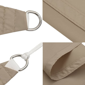 vidaXL Sunshade Sail Oxford Fabric Square 3x3 m Taupe