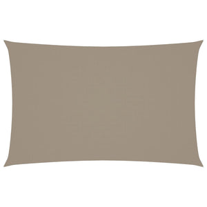 vidaXL Sunshade Sail Oxford Fabric Rectangular 2.5x5 m Taupe