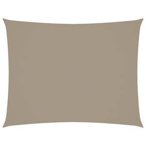 vidaXL Sunshade Sail Oxford Fabric Rectangular 3x6 m Taupe