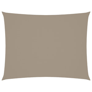 vidaXL Sunshade Sail Oxford Fabric Rectangular 5x7 m Taupe