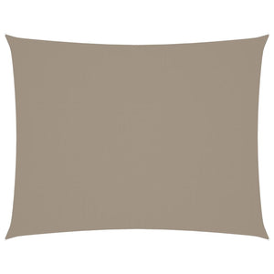 vidaXL Sunshade Sail Oxford Fabric Rectangular 6x7 m Taupe