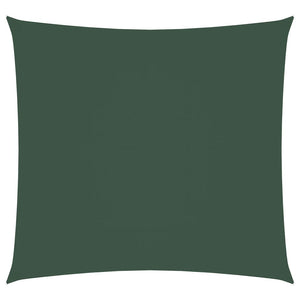 vidaXL Sunshade Sail Oxford Fabric Square 2x2 m Dark Green