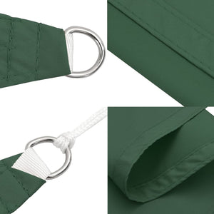 vidaXL Sunshade Sail Oxford Fabric Square 2.5x2.5 m Dark Green