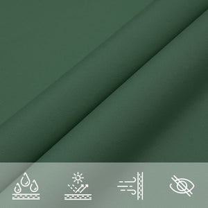 vidaXL Sunshade Sail Oxford Fabric Square 4x4 m Dark Green